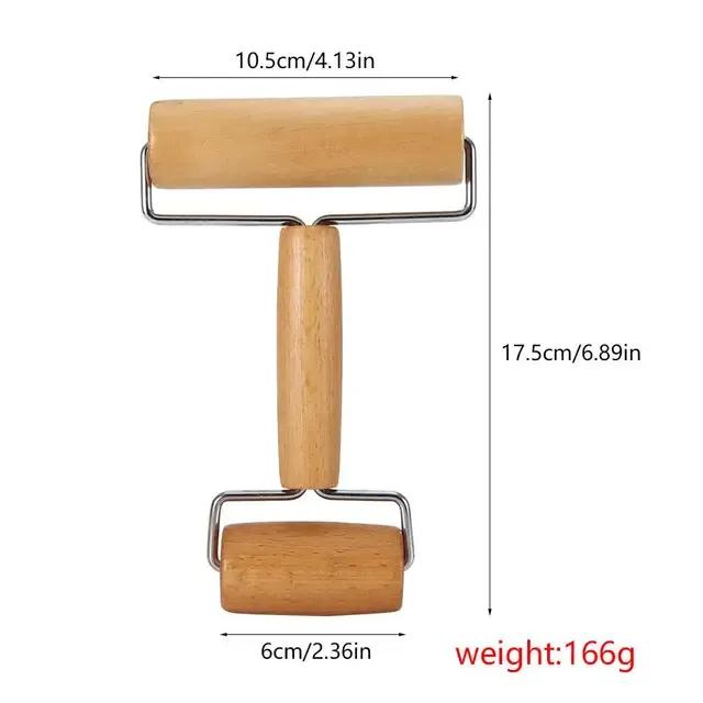 2024 Rolling Pin Creative Scroll Wheel Dough Roller Eco-Friendly Plastic Pastry Roller Baking Tool Practical Kitchen Accessories Rolling Pin