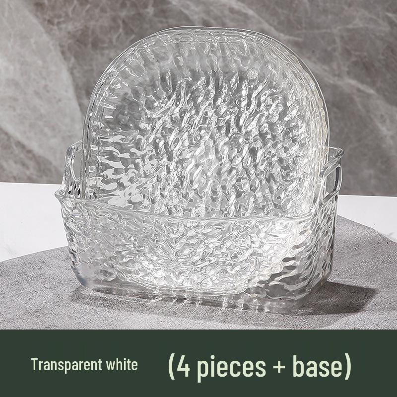 Elegant Plastic Bone Plate for Snacks and Fruit