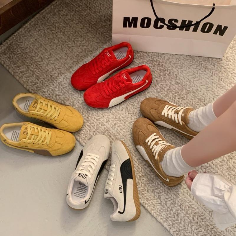 Spring single shoes new Korean version ins female student flat non-slip Forrest Gump shoes casual women's shoes K