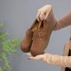 New Thick-soled, Belt-buckle, Soft-soled Single Shoes for Women with Genuine Leather Shoes, Retro Style