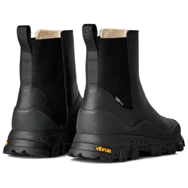 UGG MetroTrek Short Chelsea Boots Women's Black Sneakers 1171432-BLK