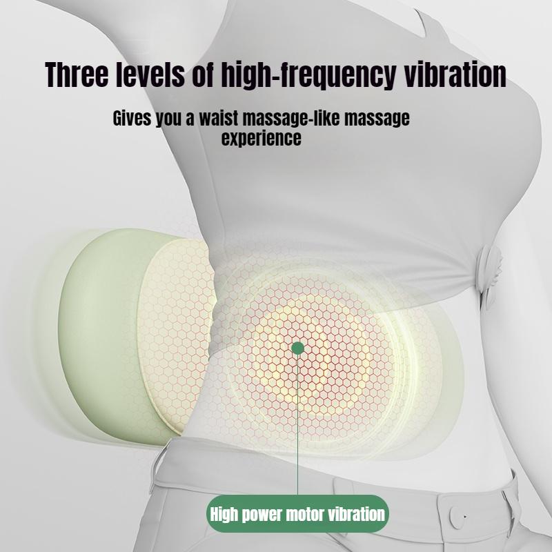 Waist Airbag Massager Hot Compress Vibration Pulse Relieves Back Pain Home Lumbar Massager