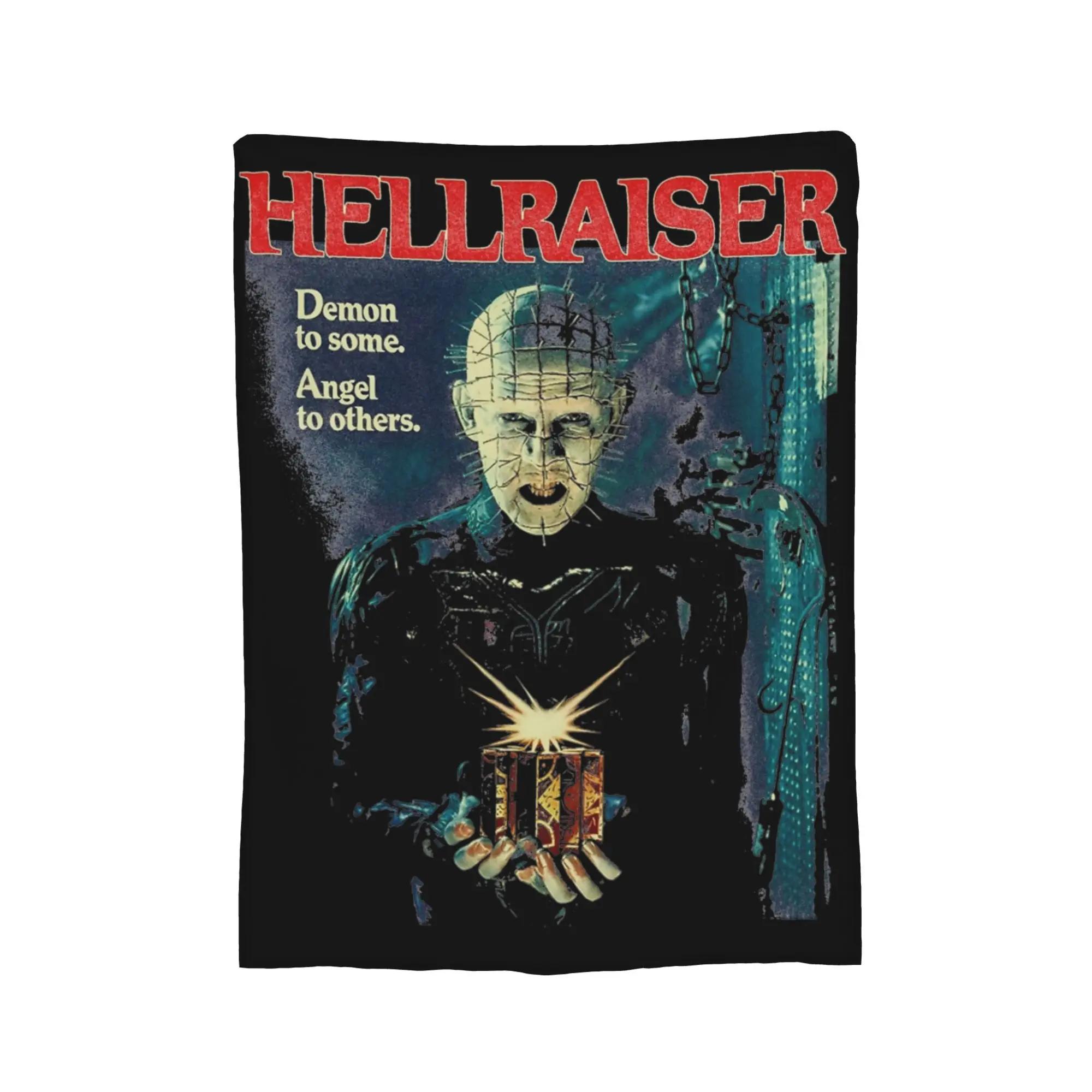Hellraiser Pinhead Fleece Blanket Super Soft Breathable Throw for Bed Sofa Outdoor Use 75x90cm