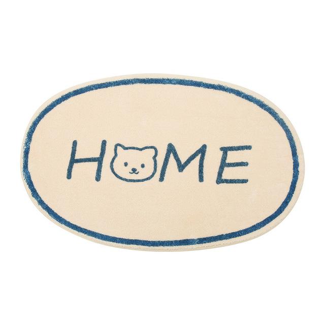 

Коврик для ванной комнаты Коврик из микрофибры Ванна Боковой пол с буквенным рисунком собаки Входные коврики Коврик для туалета Домашний коврик Tapis Salle De Bain L60xW40cm