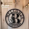 Wrought Iron Wall Letter Decor - Indoor/Outdoor Creative DIY Ornament