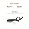 1pc Stainless Steel Men's Manual Thumb Shaving Razor With Razor Stand New Model Shaver Kit With Double-Edged Folding Razor Blade For Shaving, Trimming