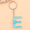 Ciondolo Acrilico con Stampa Oceano Blu con 26 Lettere Inglesi - Ornamento da Appendere alla Moda