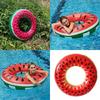 Inflatable Swimming Rings Watermelon Pattern Swim Tube Floatie Beach Swimming Party Toy for Pool, Bath Toy, Party