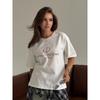 European and American New Fashion Casual Loose Print Short Sleeve T-shirt Top Loose Printed T-shirt Top