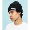 Le Coq Sportif Silicone Logo Knit Cap QMAWJC53 Black Free Size