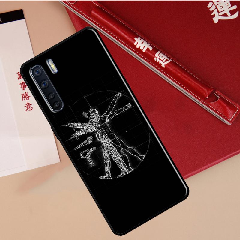 Human Anatomy Case For Oppo A80 A58 A5 Pro A15 A16 A17 A57 A77 A94 A74 A54 A76 A96 A40 A60 A18 A38 A78 A98