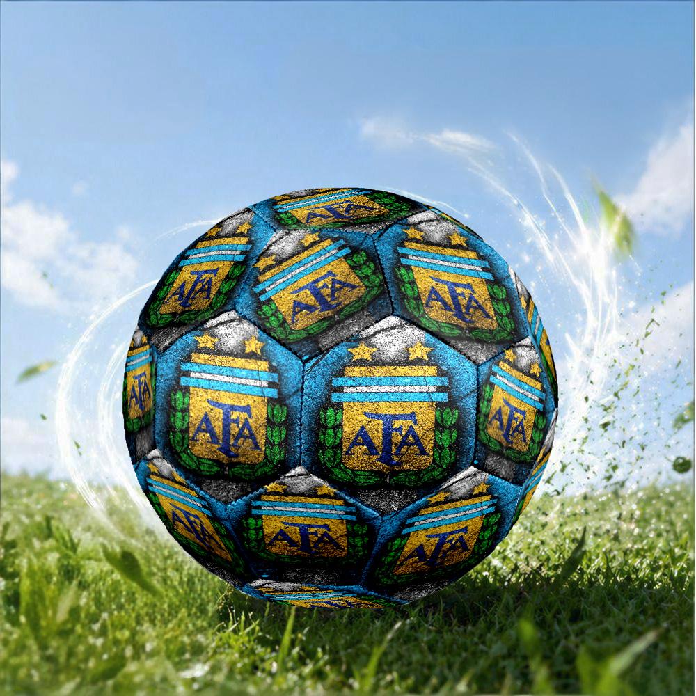 Argentina Football Club Printed Size 5 Soccer Balls, High-Quality, Anti-Slip, Protective Football, A Unique Gift , Birthdays, Christmas Gifts
