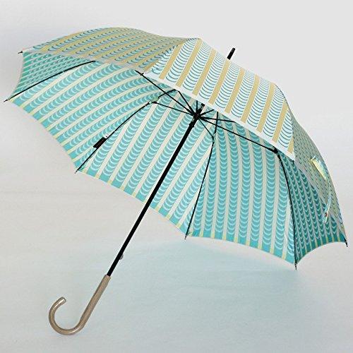 Makita Shoten Stig Lindberg DRAPES Yellow x Green Long UV For Sunny or Rainy Scandinavian Luxury Koshu Made in Japan + Women's Umbrella, Protection,