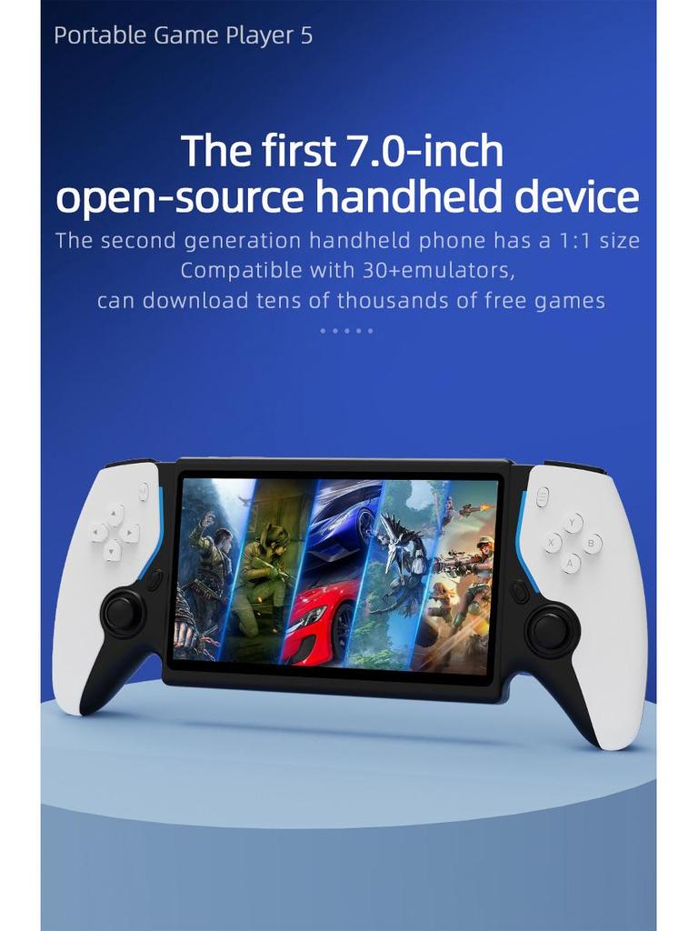 Cross-Border Open Source Handheld Game Console - PS5 HD Arcade, Two-Player GBA Support