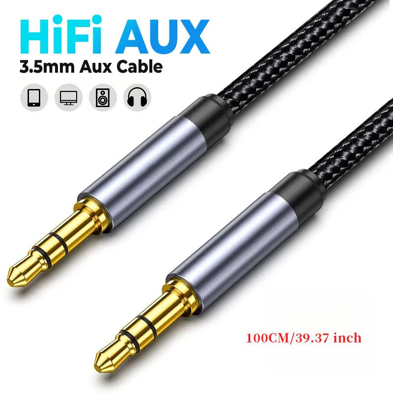 Type-C To 3.5mm Audio Aux Cable for Phone, Car Speaker, and Headphone Connection