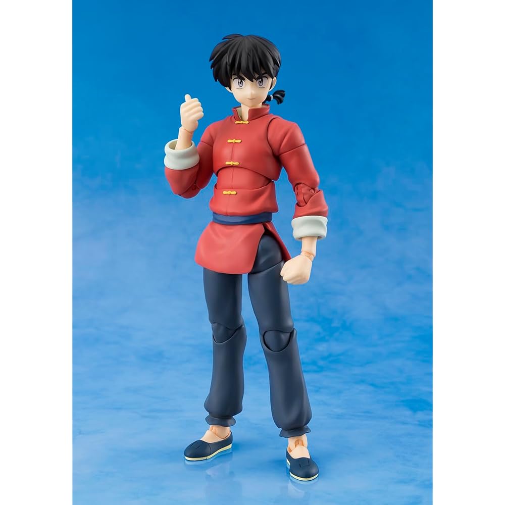 TAMASHII NATIONS S.H. Figuarts Ranma 1/2 Ranma Saotome 140mm PVC ABS Action Figure