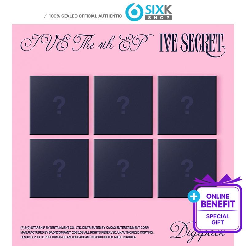 

[Попереднє замовлення] IVE - 4-й мініальбом [IVE SECRET] Версія дігіпак. (+Онлайн-вигода) [NO POB] ANYUJIN VER.