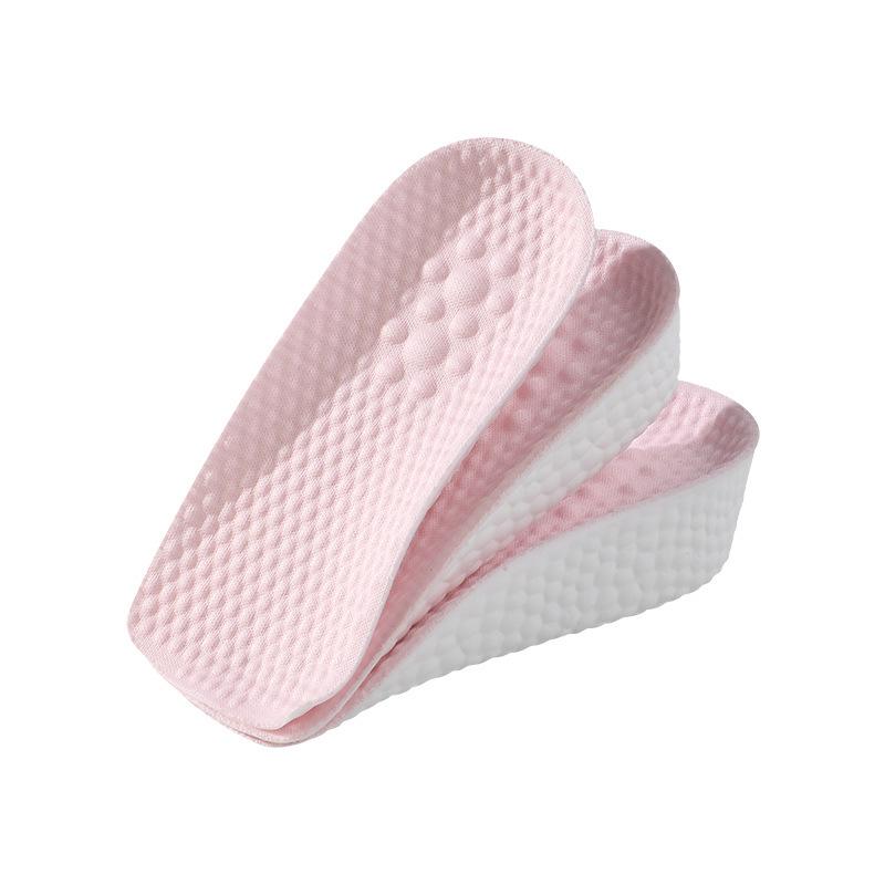 7-Minute Height-Increasing Insoles: Women's & Men's Invisible, Breathable, Sweat-Absorbing, Antibacterial, Anti-Odor PU Sports Shoes