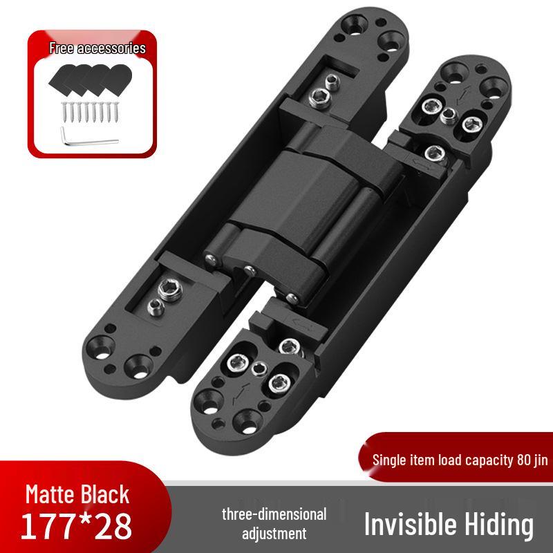 3D Adjustable Concealed Hinge for Hidden Doors