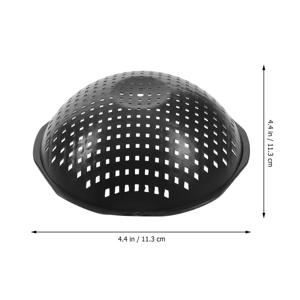 100Pcs Flower Pot Hole Mesh Pad Reusable Plastic Planter Bottom Grid Mat for Ceramic Basin Drainage Aeration Soil Retention