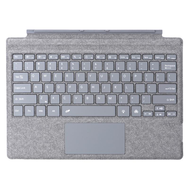 Compatible with Microsoft Surface Pro 3/4/5/6/7, Surface Go 2/3 Touch Backlit Bluetooth Keyboard Shell.