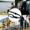 Outdoor Tactical Paracord Carabiner Backpack Hanging Buckle Multifunctional Keychain for Camping Emergency