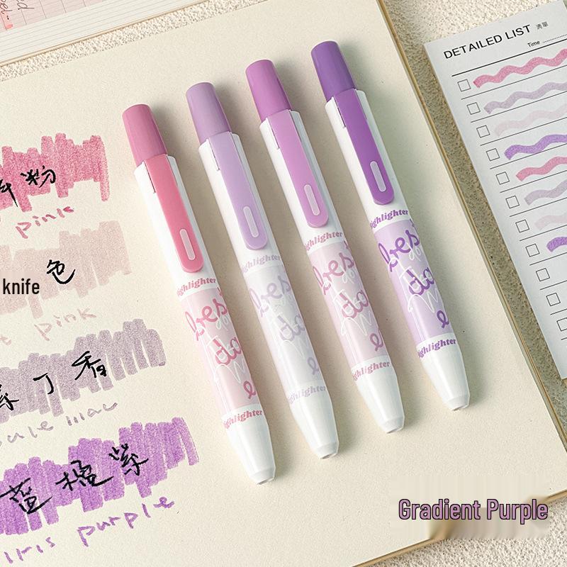 

Super Click Fluorescent Pen: High Visibility, Large Capacity, Multi-color Marker for Students, Journals, Drawings, and Note Highlighting