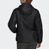 Adidas Essentials Outdoor Casual Sports Hooded Warm Cotton Jacket Winter Women Jacket Black GH4598