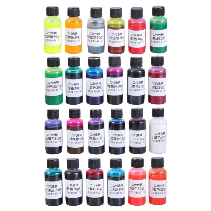 

Colorful Art Ink Alcohol Resin Pigment Kit Liquid Colorant Dye Ink Diffusion for Diy Uv Epoxy Resin Jewelry Making 1