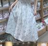 Moonlit Floral First Love Dress - White Fairy, Forest Style, Sweet French Summer Long Dress