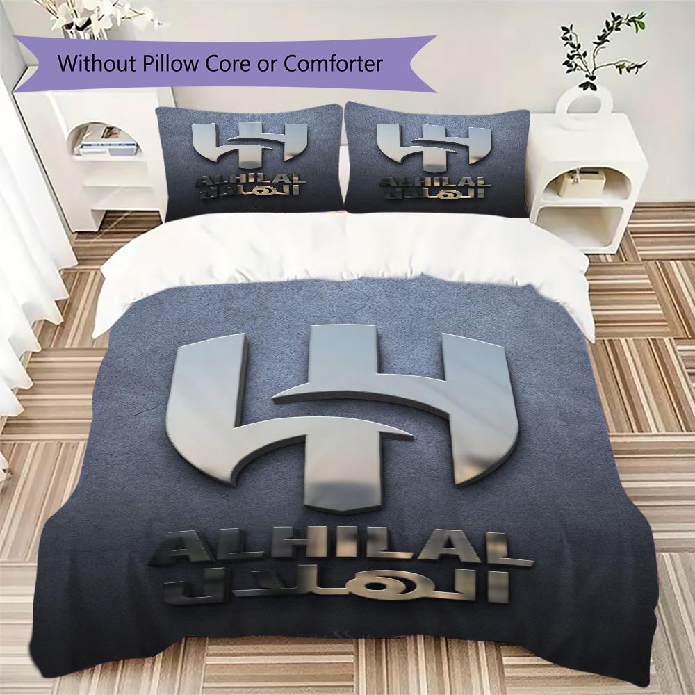 Roshn Saudi League football team Al Hilal SFC Neymar da Silva Santos Júnior Home Decoration Soft Bedding Down Pillowcase Duvet Cover (without core) K3