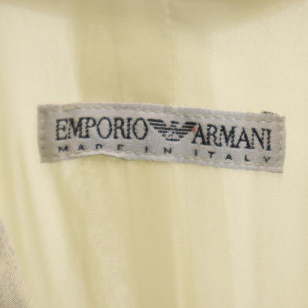 Emporio Armani Made In Italy Floral Tailored Jacket 38 Ivory System Women Used