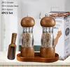 1~5pcs Salt Pepper Grinder Set Adjustable Ceramic Grinding Spice Mill Manual Salt and Pepper Shakers Grinder for Kitchen BBQ Use