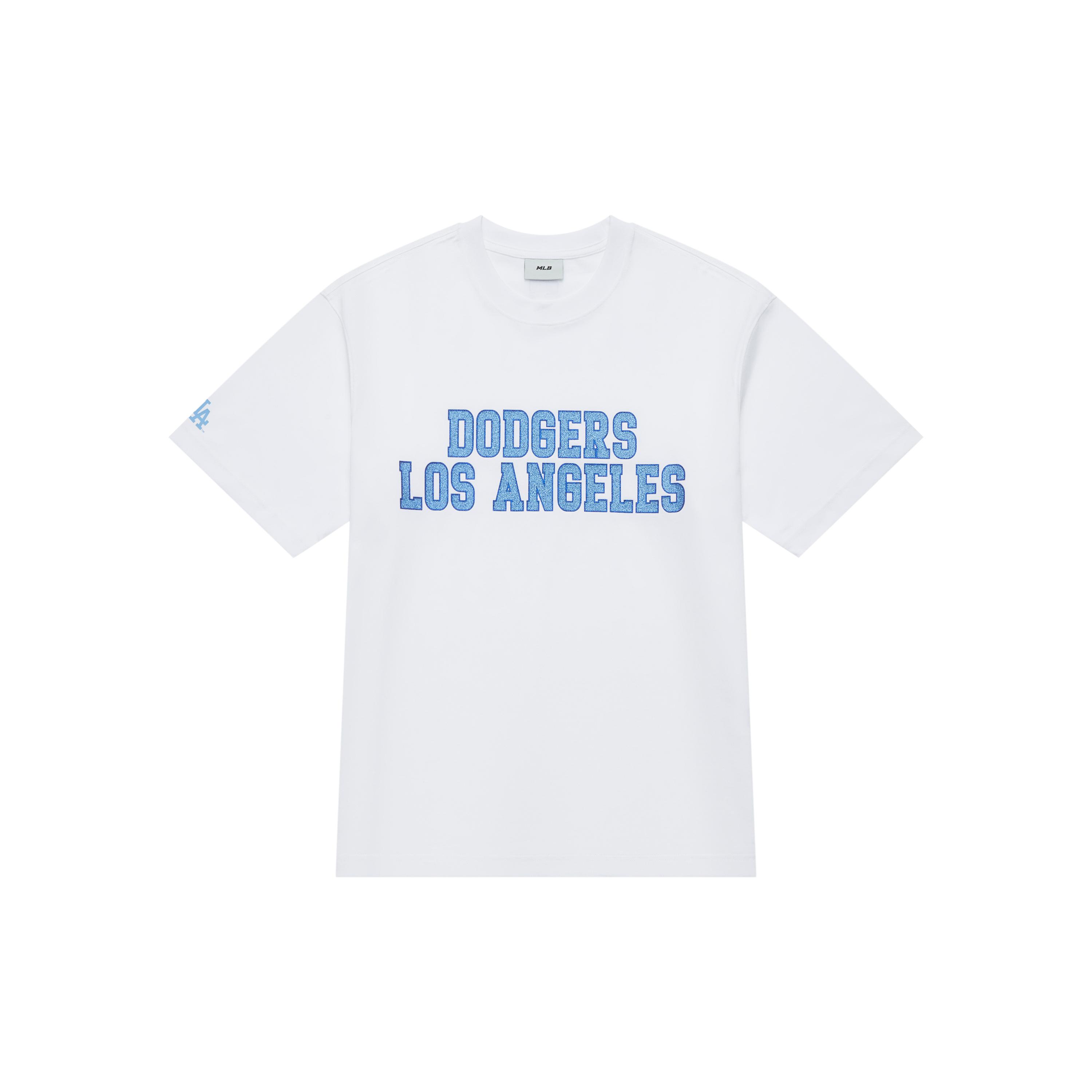 

New MLB Los Angeles Dodgers T Shirt Men s Ecru 3ATSV0643-07WHS L