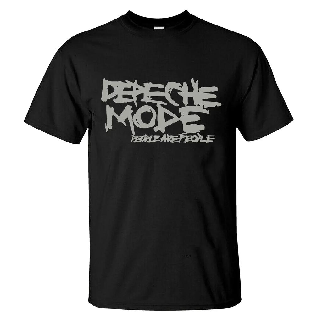 2024 Amazing Tee Men Rose Tops Black By Depeche Mode T Shirt Casual Oversized Double-sided Male Casual Graphic Streetwear Unisex