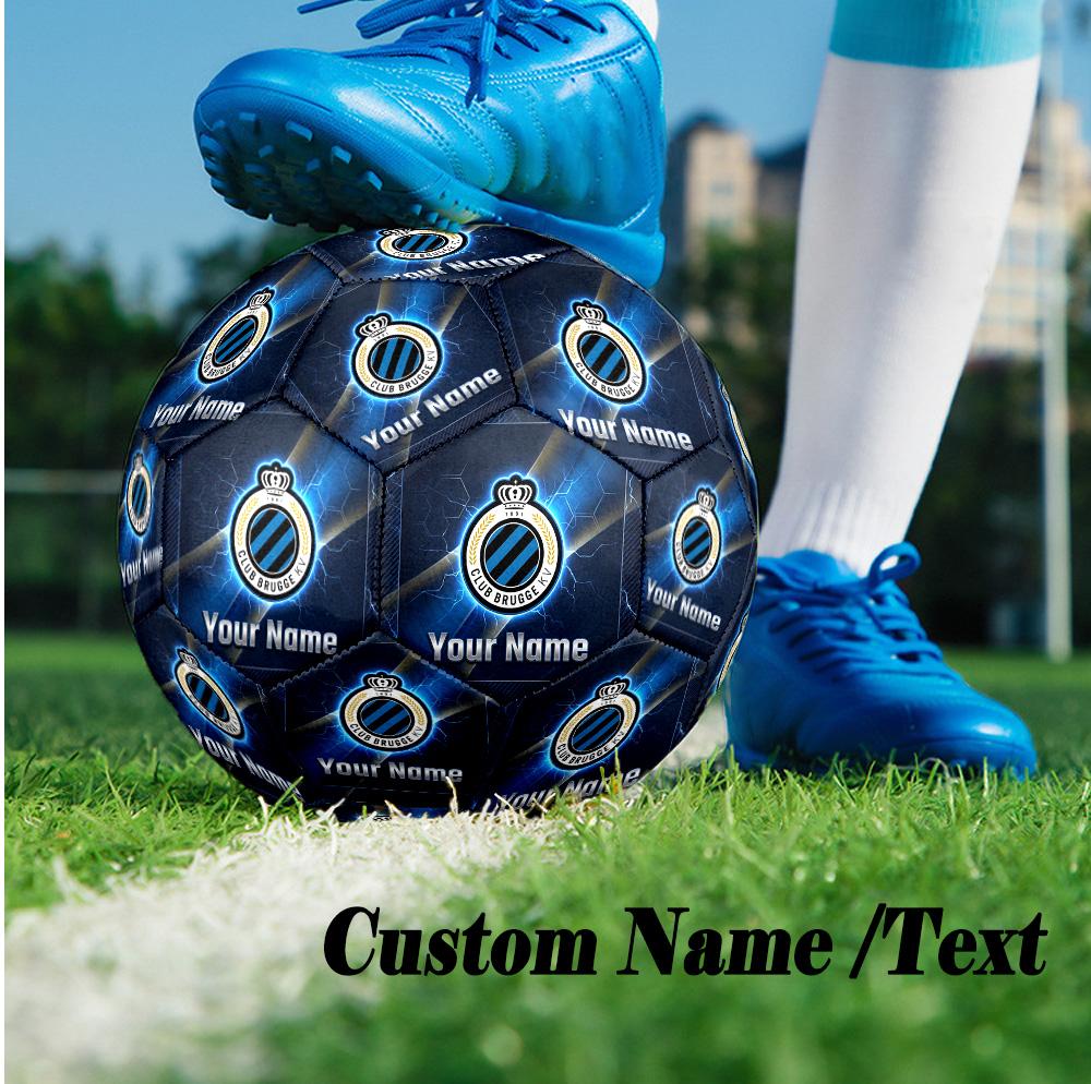 Size 5 Football Custom Name Text, Outdoor Training Soccer BallClub Brugge FC