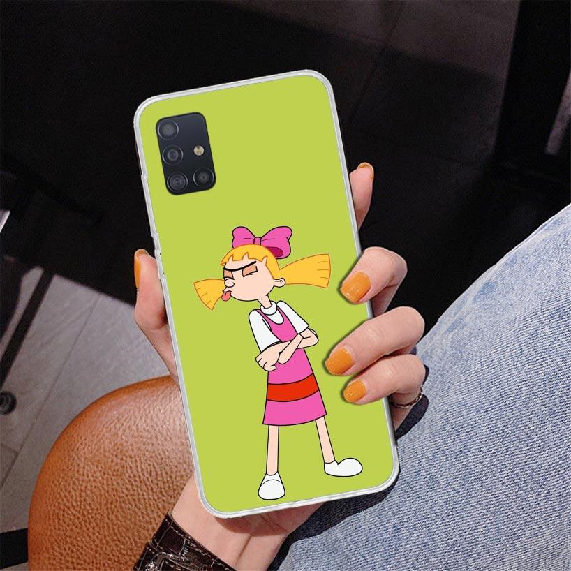 

Cartoon Hey Arnold Fondos Phone Case For Samsung Galaxy A52 A32 A22 A12 A51 A31 A50S A30S A20S A10S Note 20 Ultra 10 Plus S10 A7 Samsung Note 20