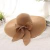 Women's Foldable Extra-Large Brim Straw Sun Hat