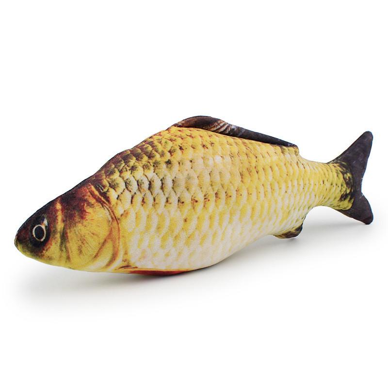 Popular Simulation Fish Cat Toy Wholesale Pet Plush Fish Toy For Cats With Soft Fur