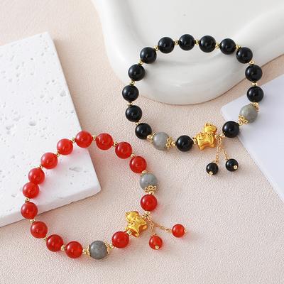 Natural Agate Bracelet Fashion Light Luxury Bracelet Fashion Women Daily Jewelry Lucky Gift