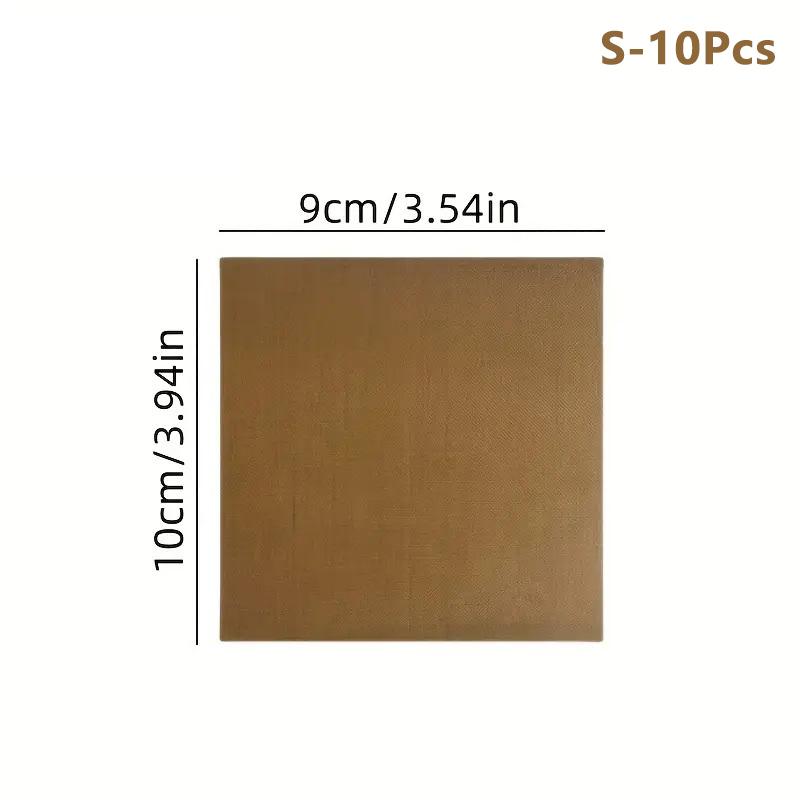 

10Pcs Professional Hair Styling Waterproof Insulation Pads Perm Iron Heat Insulation Patch For Stick Hair Straightener Sticker S