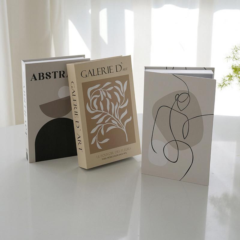 Open Luxury Fake Book Storage Box Home Decor  Paris Decorative Books Interior Decoration Coffee Table Bedroom Ornaments