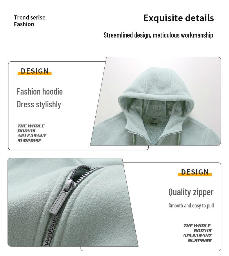 Thickened Fleece-Lined Windproof Jacket - Men's & Women's Outdoor Suit