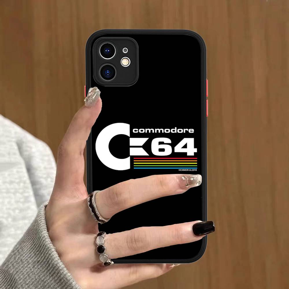 Retro Commodore 64 Phone Case For IPhone 13 12 X XS MAX Pro Max 16 15 11 14 Pro Max Shockproof Matte Cover