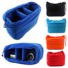 Accessoires pour appareil photo Canon, Nikon, Sony, protection d'objectif, cloison, sac rembourré, sac d'insertion pour appareil photo