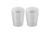 Pair Short Tumbler 210 Ml White Luster