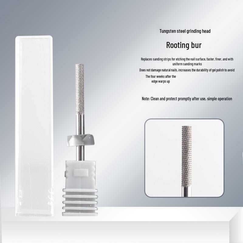 Nail Art Tungsten Steel Drill Bit for Cuticle Removal & Pre-treatment Gel Polish