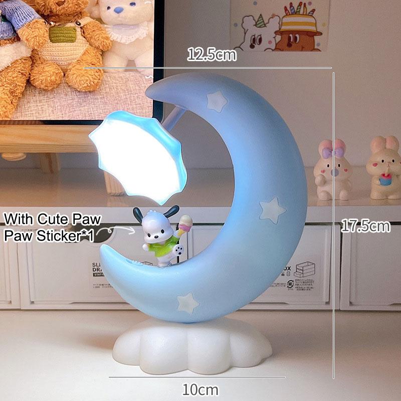 

Симпатичный светодиодный лунный ночник для спальни, прикроватная лампа, мини-маленькая настольная лампа синий