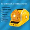 Six-Fan Multifunctional Cooling Hat with Solar Bluetooth Headlamp