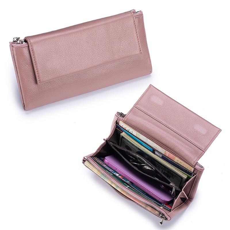 New Women's Long Wallet Large Capacity Leather Multi-function Wallet Fashion Texture Mobile Phone Bag Clutch Bag